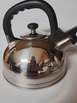 Vintage Ekco Stainless Steel Whistling Tea Kettle 2 Qt Thailand Used. Price: $19.26.