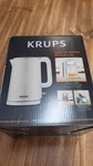 Krups 1.5L Electric Kettle Stainless Steel White Cool Touch Interior, Fast Boil New. Price: $34.99.