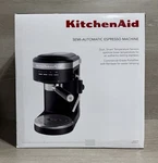 Kitchenaid Semi-automatic Espresso Machine Black KES6403BM New Box. Price: $149.99.