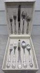 New Pioneer Woman Agatha Satin 40 Piece Flatware Set Stainless Steel Fork Spoon. Price: $64.95.