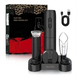 Aikaro - Electric Wine Bottle Opener Automatic Corkscrew, Rechargeable (set C) New. Price: $29.23.