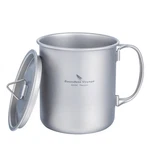 Ibasingo 450ML Titanium Mug With Lid Tea Coffee Water Cup Outdoor Camping Pot... New. Price: $28.60.