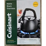 Cuisinart Qt Tea Kettle Matte Black Stainless Steel Whistling CKS-25MBK New. Price: $16.19.