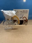 Fino Pour-over Coffee Maker, Borosilicate Glass Bamboo 4-SERVINGS, 22-OUNCE ** Open. Price: $29.96.