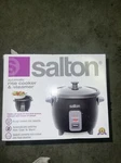 Salton Automatic Stainless Steel 6 Cup Rice Cooker & Food Steamer (open Box). Price: $20.00.