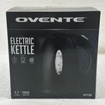 Ovente Electric Kettle 1.7 Liters 1100-WATTS KP72B New In Box. Price: $15.99.