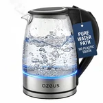 Azeus 1.8L Electric Kettle Fast Boil, Auto Shutoff, 360 Swivel Base Design New. Price: $41.62.