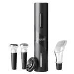Exptolii Electric Wine Opener, Automatic Bottle Corkscrew With Battery-black New. Price: $27.38.