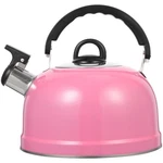 Stove Top Whistling Kettle, Pink Stainless Steel Floral Pot... New. Price: $33.05.