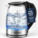 Azeus 1.8L Electric Kettle CX-817 Fast Boil, Auto Shut-off, Boil-dry New. Price: $38.06.