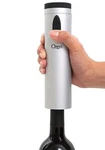 Ozeri Fascina Electric Wine Bottle Opener Corkscrew Built-in Foil Cutter Silver New. Price: $21.15.