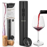 Secura Electric Wine Opener With Foil Cutter, Battery Operated Compact, Black New. Price: $17.71.