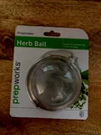 Progressive Prepworks Stainless Steel Herb Ball, 3" Tea Soup Homebrew GT-3944 New. Price: $12.00.