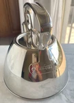 All-clad Stainless Steel Tea Pot, Kettle 2QT/1.9L W/ Lid, Stovetop, Induction Open. Price: $69.99.