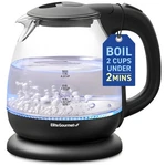 Elite Gourmet EKT1001 Electric 1.0L Bpa-free 1100W Kettle Cordless 360 Base Open. Price: $22.99.