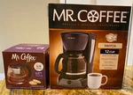 Nib Mr. Coffee VB13 12 Cups Maker & 1.2 Qt Tea Pot Zen Brew W/ Infuser New. Price: $59.95.