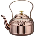 Sanqiahome Antique 1.2L (40OZ) Stainless Steel Teapot With Infuser Copper New. Price: $40.89.