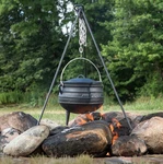 Lodge Tripod With Chain For Cast Iron Cooking Over An Open Fire 43.5 New. Price: $39.00.