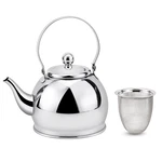 1QT Haus Roland Stainless Steel Kettle W/ Strainer Infuser Silver New. Price: $26.95.