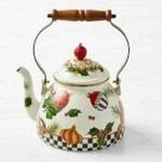 Mackenzie-childs Deck The Halls Tea Kettle, 2 Qt Nwt New. Price: $159.00.