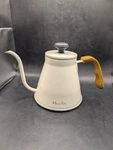 Harriet Gooseneck Kettle W/ Thermometer, 37 Fl Oz, Stainless Steel, Pour Over Used. Price: $40.00.
