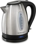 Electric Tea Kettle, Water Boiler & Heater, 1.7 Liter, Cordless Serving, 1500 New. Price: $48.99.