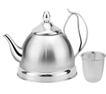 Haus Roland Stainless Steel Kettle With Infuser - Silver 1 Qt New. Price: $29.95.