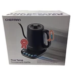 Chefman True Temp Gooseneck Stainless Steel Kettle Electric New Sealed Box. Price: $58.00.