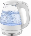 Ovente 1.5L Glass Electric Kettle-white Borosilicate Countertop Filter New. Price: $35.98.