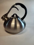 Vintage Chantal Whistling Tea Pot 1.8 Qt Kettle Stainless Steel SL37-LOOP Used. Price: $65.00.