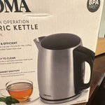 Aroma AWK-267SB Electric Kettle Stainless Steel 1L Bpa Free Auto Shut-off New. Price: $21.99.