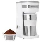 Mixpresso White Personal Single Serve Coffee Maker With Oz, New. Price: $42.99.