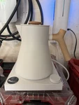 Fellow Corvo Ekg Pro Matte White W/ Maple Handle Electric Pour-over Kettle Used. Price: $100.00.
