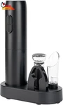 Electric Wine Opener Set With Charging Base, Rechargeable Automatic Corkscrew New. Price: $30.99.