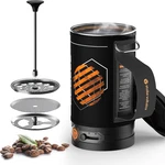 Stoke Voltaics Electric French Press Coffee Maker, 120V Boil Water & New. Price: $109.29.