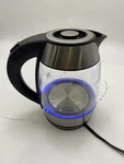 Chefman Electric Kettle 1.8L Capacity - Black/stainless Steel Used. Price: $35.72.