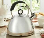 6892 Princess House Heritage Stainless Steel Whistling Tea Kettle New!. Price: $100.00.