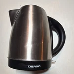 Chefman RJ11-17 1.7L 1500W Stainless Steel Corded Electric Kettle Silver Used. Price: $14.99.