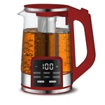 Electric Glass Kettle 1.7L Programmable Tea Coffee Brewer Red Gourmia Cordless New. Price: $154.99.