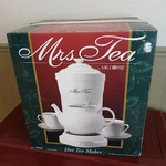 Mrs Tea By Coffee HTM1 Hot Maker 6 Cup -30OZ Ceramic Pot White Vintage Open. Price: $73.99.
