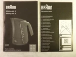User Manual Kettle Braun Multiquick 3222 3221 Wk 500 311 310 300 Used. Price: $6.50.