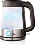Oster 1.7L (7-CUP) Illuminating Glass Kettle With Led Indicator And Auto Shut... New. Price: $50.87.