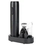 Electric Wine Opener Set With Charging Base, Rechargeable Automatic Corkscrew Bo New. Price: $93.32.