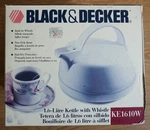 Black & Decker 1.6L Kettle With Whistle KE1610W New. Price: $73.95.