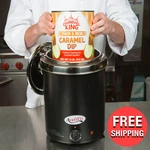 6 Qt Commercial Black Electric Soup Kettle Warmer Chili Nacho Cheese Dip #10 Can New. Price: $112.86.