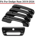 For 2019-2025 Ram 1500 Gloss Black 4 Dr Handle + Tailgate Covers W/o Smartkey New. Price: $39.99.