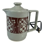 Valiant Hot Pot Coffee Tea Electric Mcm Retro Model #29 1406 White & Brown Works Used. Price: $10.50.
