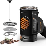 Stoke Voltaics Electric French Pr Coffee Maker, 120V Boil Water & New. Price: $153.99.