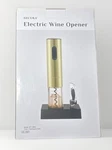Secura Electric Wine Opener KP1-36N2 Champagne Gold Rechargeable New. Price: $12.00.