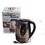 Hamilton Beach Electric Kettle 1.7L Copper Glass Stainless 40866 Tested Used. Price: $29.99.